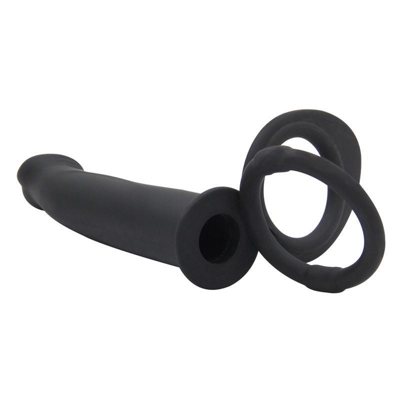 Couples Vibrator Anal Plug Prostate Massager Strap on Dildo Cock Ring Sex Toys gallery