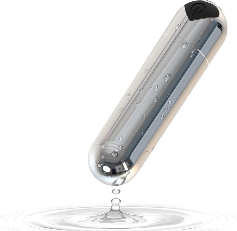 Mini Handheld Electric Massager Waterproof for Back Neck Shoulder Body Silver gallery