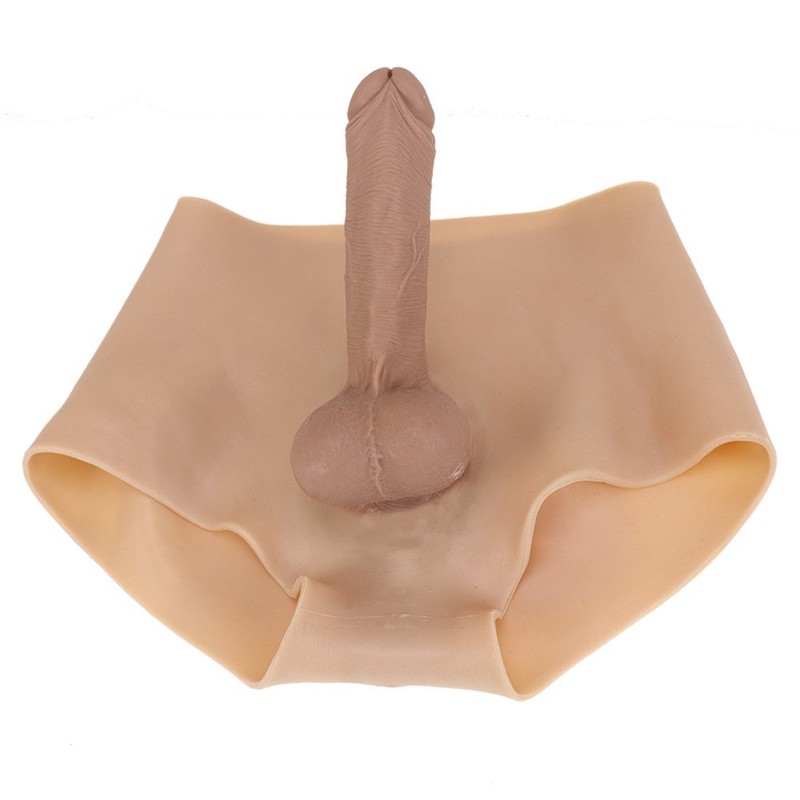 Ultra Realistic Silicone Dildo Penis Pants Wearable Penis Sleeve Male Sex Toys
