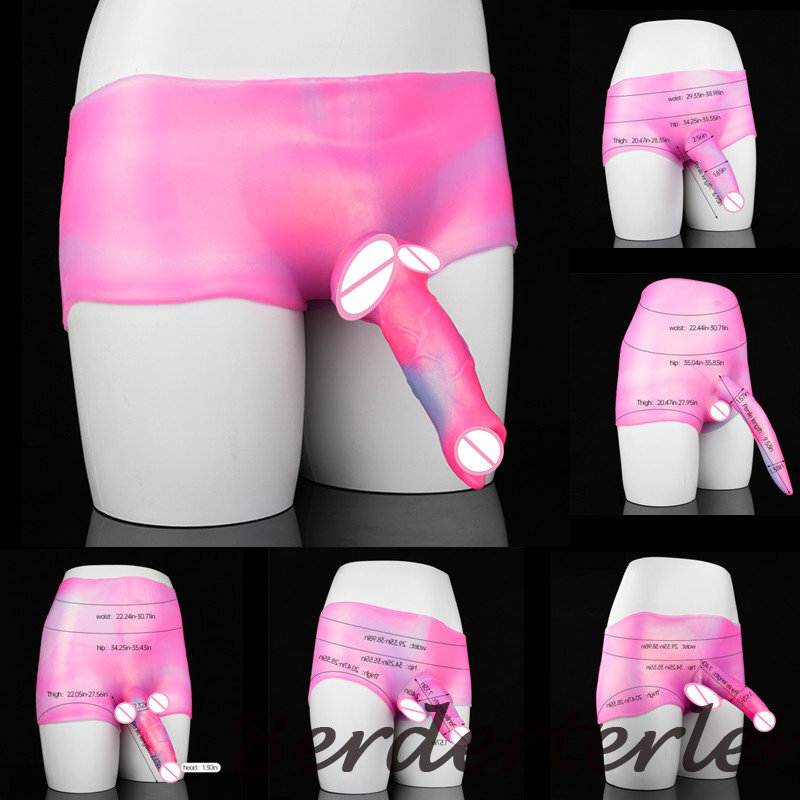 Female Wear Silicone Dildo Penis Lesbian Females Strap on Masturbator Sex Toys