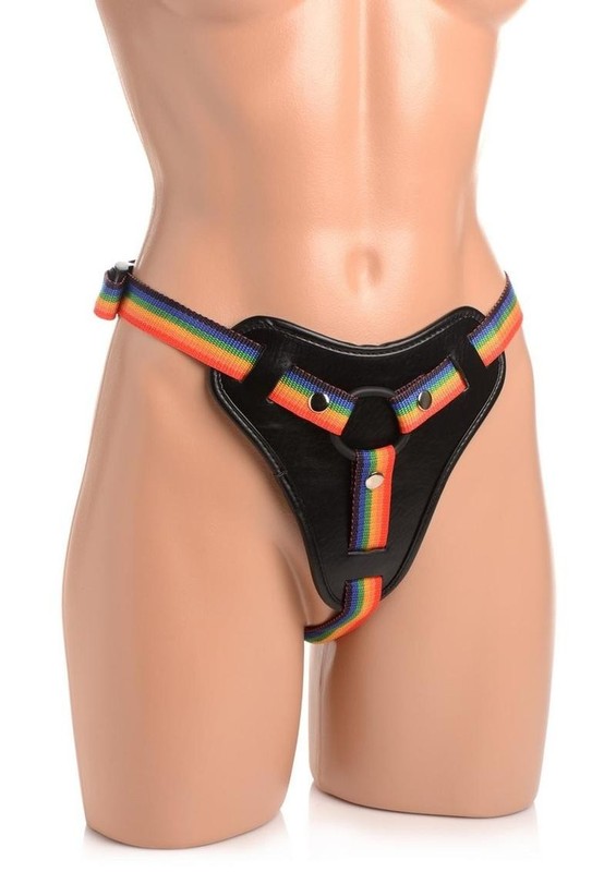 Strap U Take The Rainbow Universal Harness - Rainbow gallery
