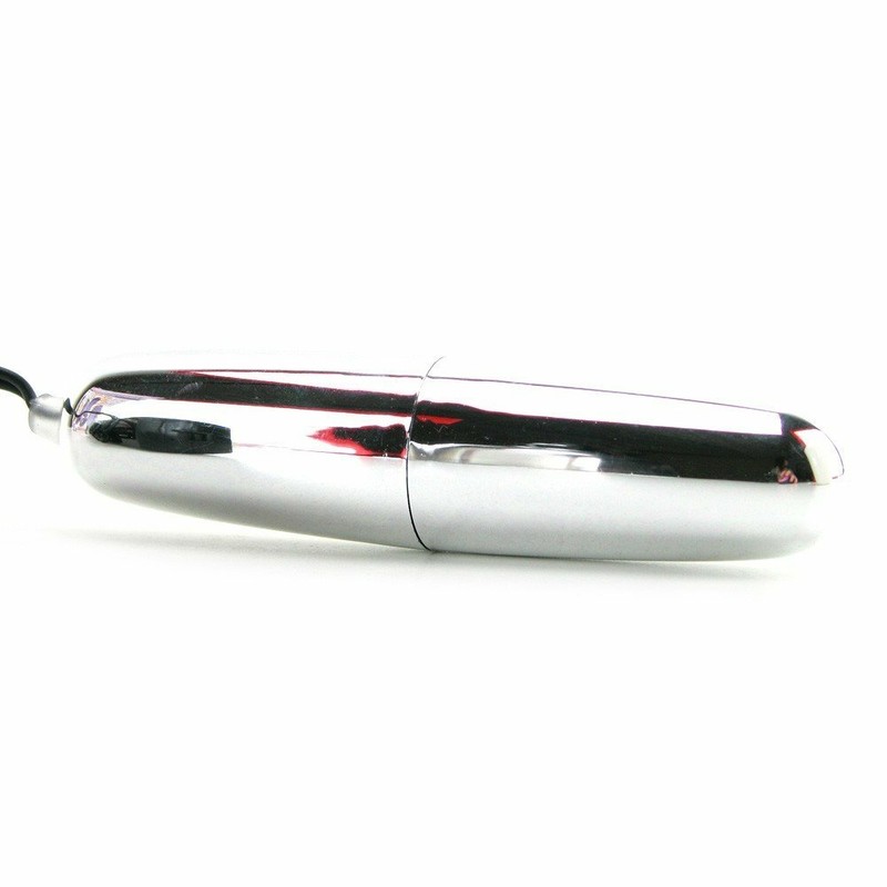 Vibrating Slim Silver Ultra Bullet Vibe Vibrator Couple Foreplay Orgasm Sex Toy gallery