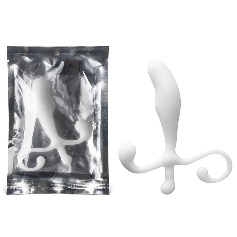 Dual Perineum & Prostate Massager Pull Loop Ring P-Spot Anal Sex Toys for Men gallery