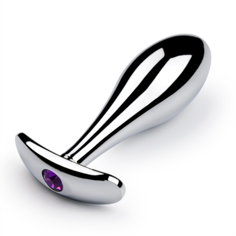 Stainless Steel Base Drop Shape Butt Plug Dildo Metal Anal BDSM Sex Toy gallery