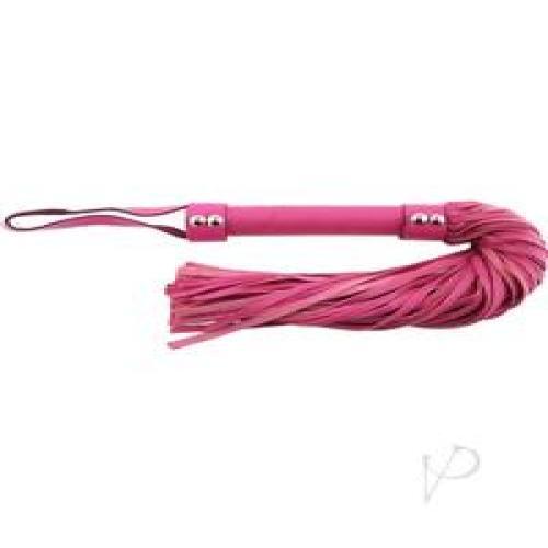 Rouge Short Leather Flogger - Pink gallery