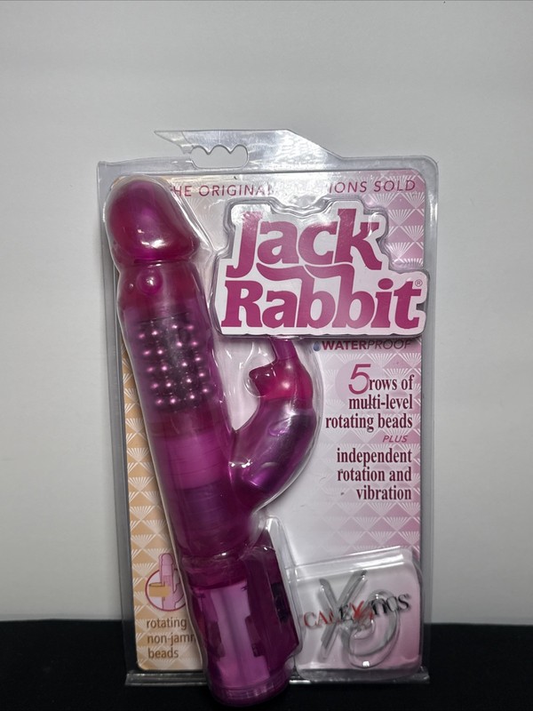 Calexotics Jack Rabbit 5 Rows of Multi-Level Rotating Beads Pink