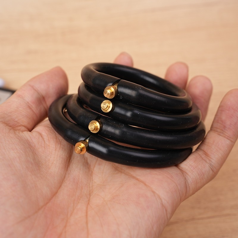 E-Stim Male Penis Ring Stimulate Silicone Extender with Power Device Men Couples gallery