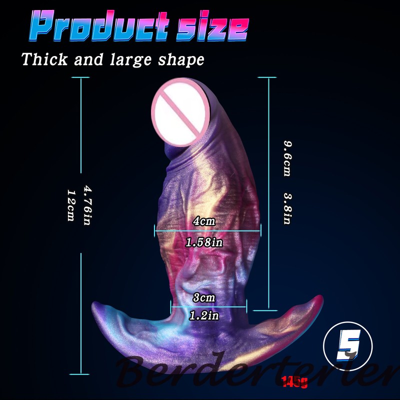 S/M/L Wearable Anal Plug Big Butt Plug Fist Fake Dildo Anal Dilator Sex Toys gallery