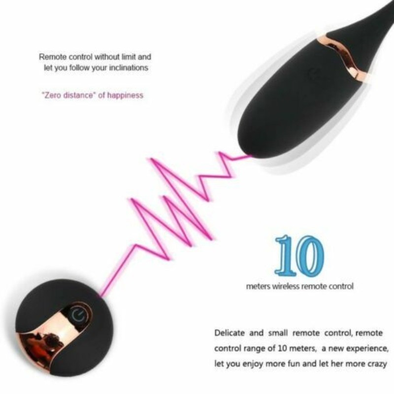 Remote-Control-Vibrating-Egg-Bullet-Vibrator-Ball-G-spot-Massager Sex-Toys Women