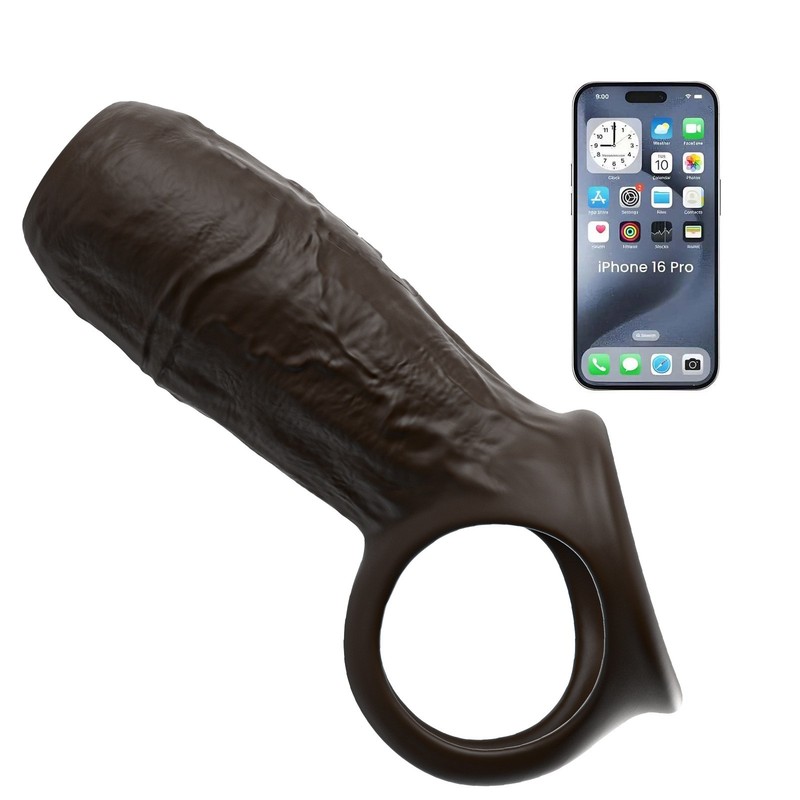 APP Control Penis Cock Ring Vibrator G-spot Dildo Massager Sex Toy for Women Men
