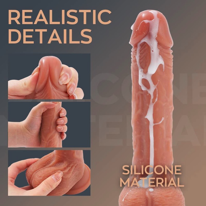 Thrusting Heating Rotating Suction Cup Dildo G-Spot Vibrator Sex Toys for Women gallery