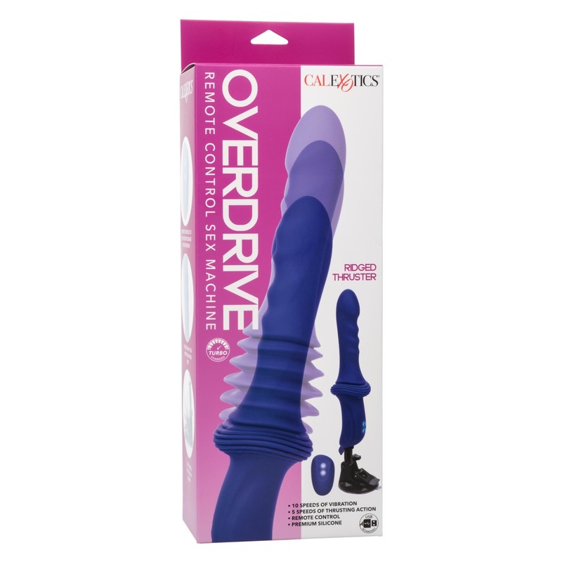 Overdrive Remote Control Sex Machine Ridged Thruster 10 Speeds Premium Silicone gallery