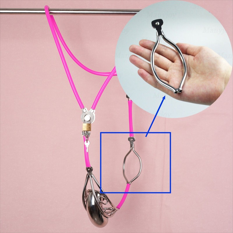 BDSM Chastity Belt Accessory Poop Hole for Invisible Chastity Belts Underwear US