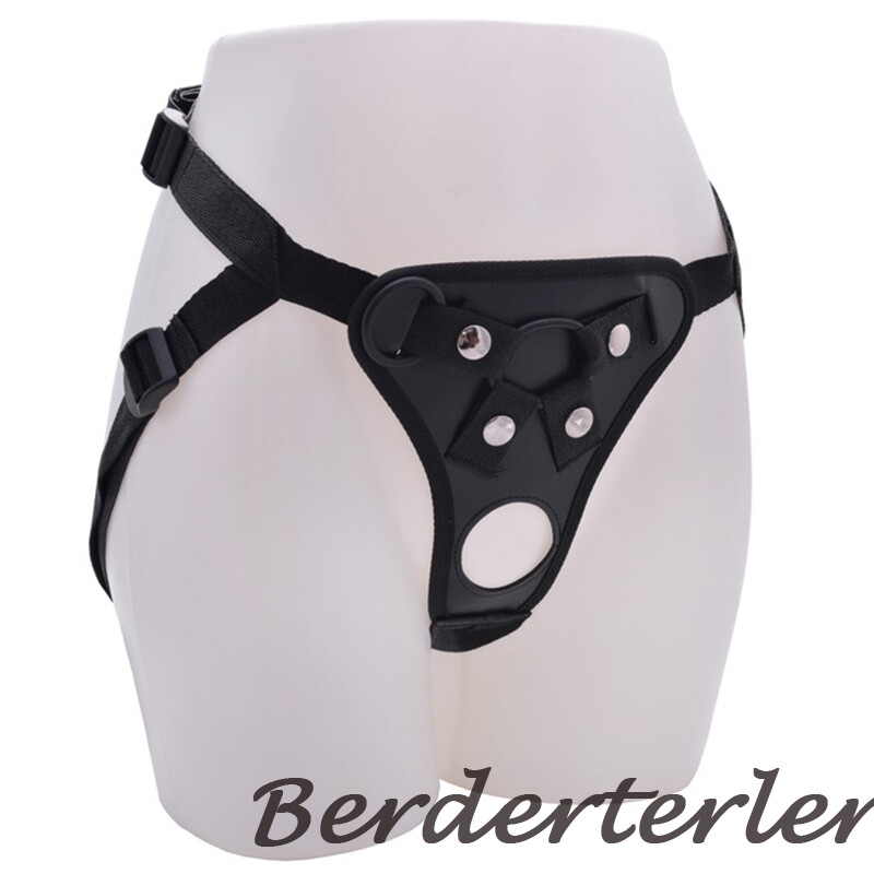 Strap-on Realistic Dildo Pants for Double Dildos with Rings Harness Belt Sex Toy gallery