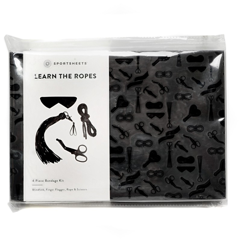 Bondage Kit Sportsheets Intro Learn The Ropes Kit Sensory Play Time 4 Piece