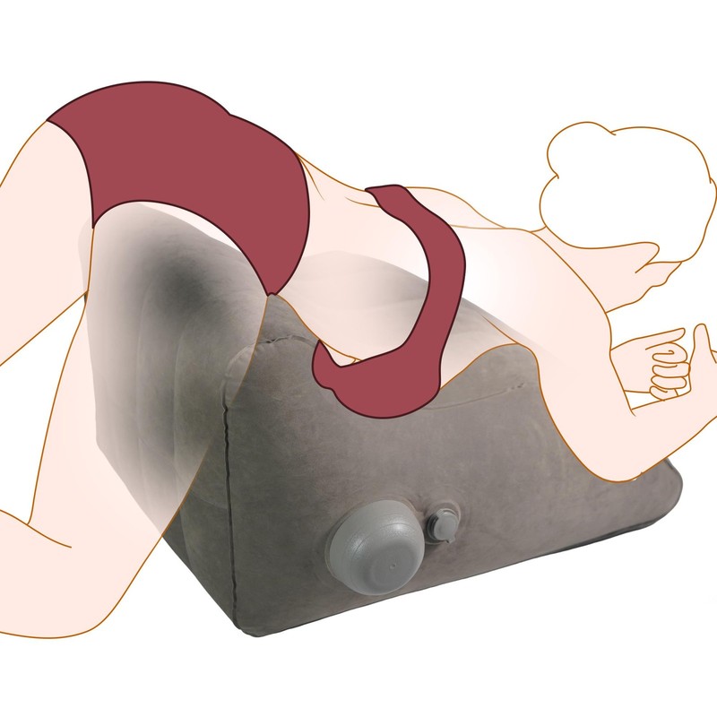 Sex Pillow Couples Sex Toys, Triangle Inflatable Position Pillow Adult Toys S...
