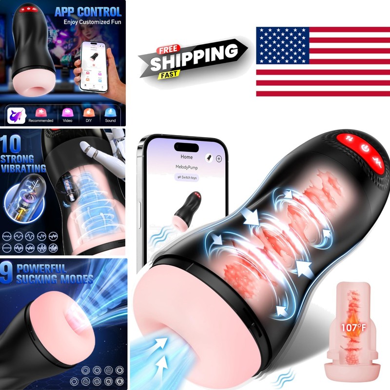 Innovative Sucking Male Stroker with 10 Vibration Levels for Intense Pleasure