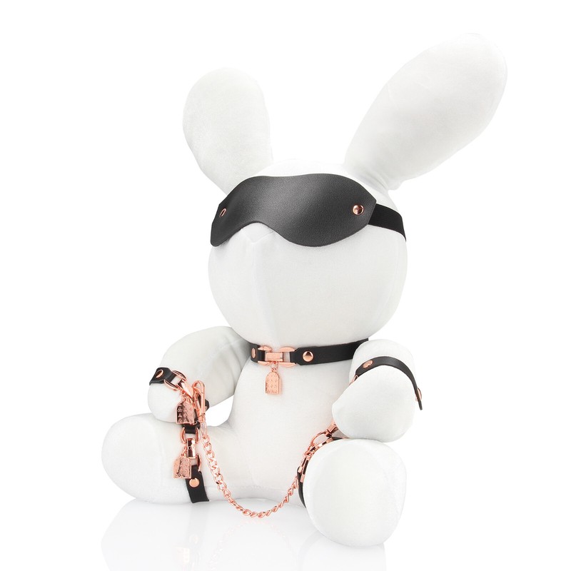 Rabbit Bondage Rabbit Binaco with Black Leather BDSM Accessories S-Line gallery