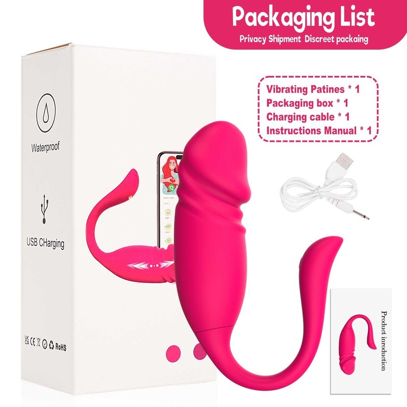 Thrusting G-Spot Dildo Wireless Vibrator Butt Egg Massager APP Control Sex Toys gallery