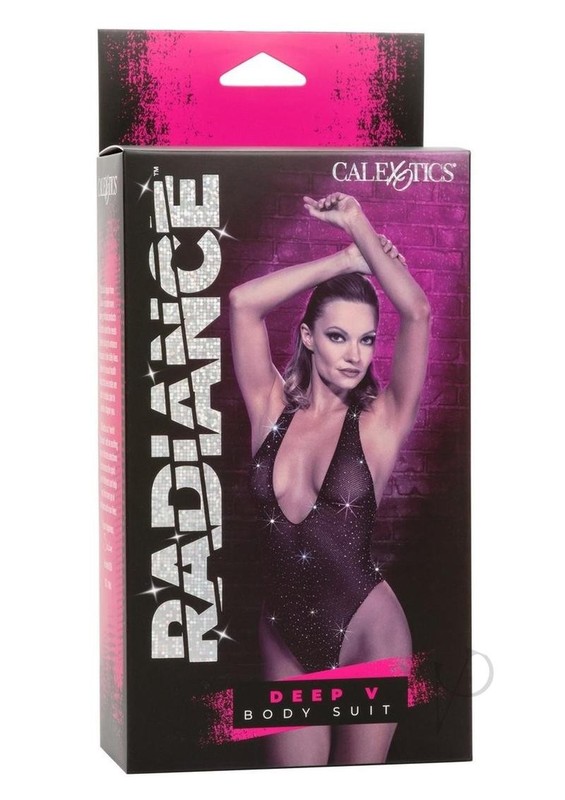 Radiance Deep V Body Suit – OS – Black