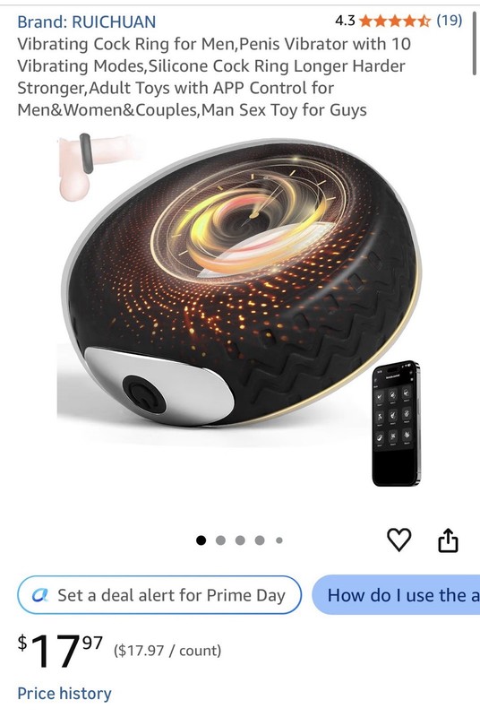 Vibrating Cock Ring For Men