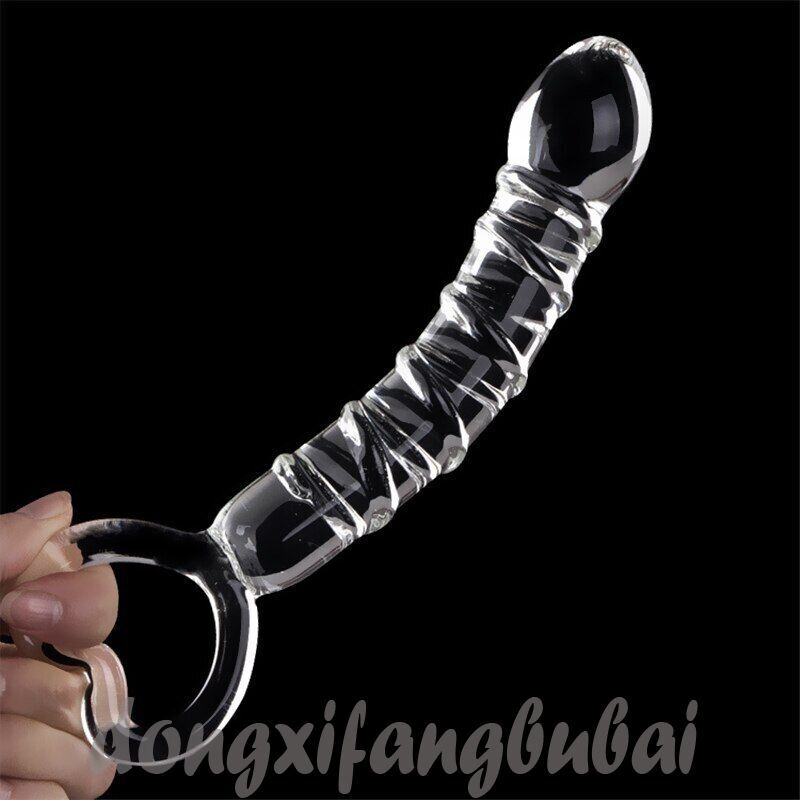 Large Glass Crystal Dildo Penis Cock Anal Lesbian Adult Sex Toys Masturbation gallery