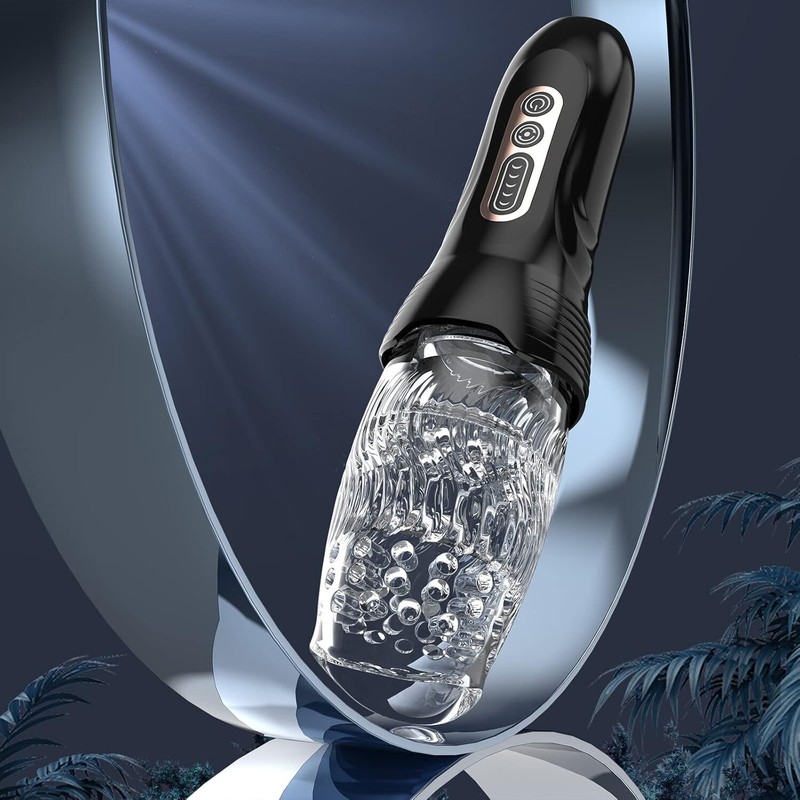 Automatic Rotating Thrusting HandsFree Cup Stroker Male Masturbaters Men Sex Toy gallery