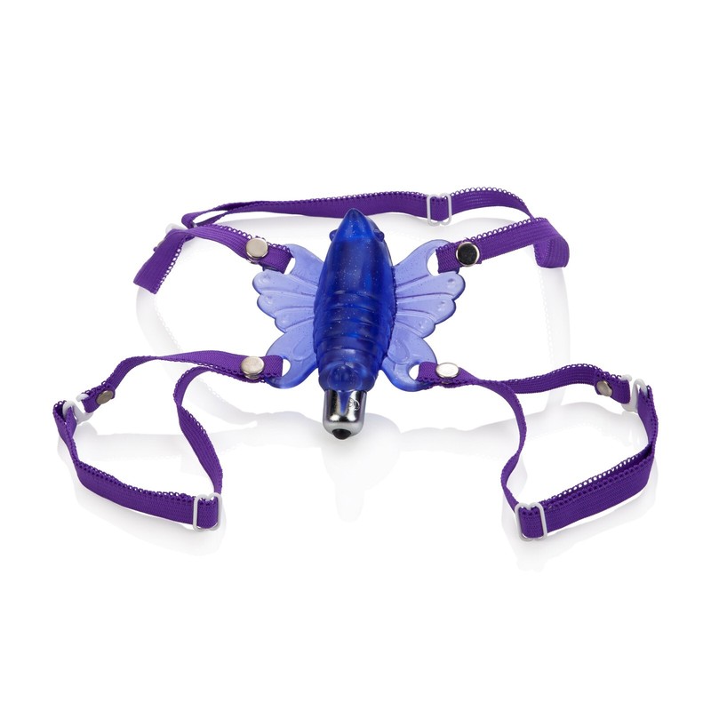 Cal Exotics Wireless Venus Butterfly Vibe Purple - Wearable Clitoral Vibe gallery
