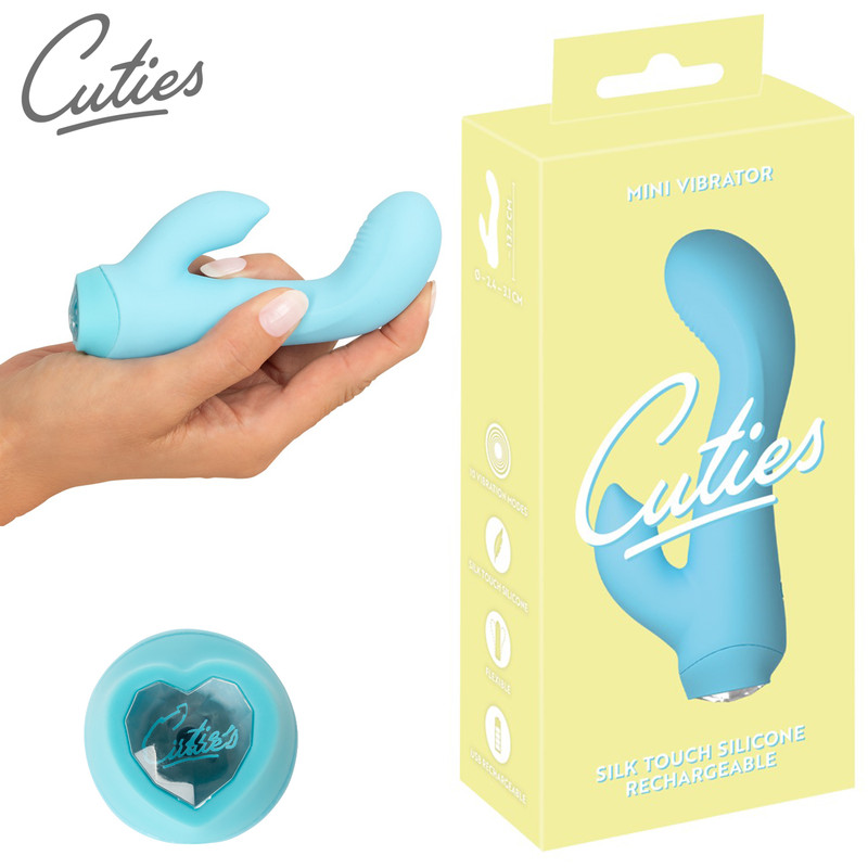 Mini Celestial Rabbit Vibrator with Curved Head and Flexible Silicone Cuties