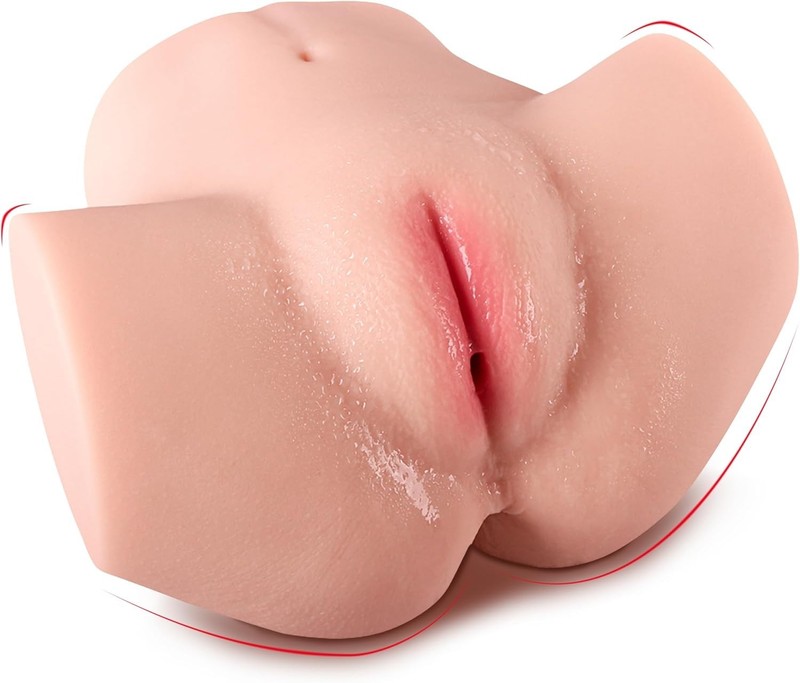 Soft Thermoplastic Elastomer Male Stroker with Realistic Labia and Contours gallery