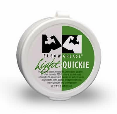 Elbow Grease Light Quickie Cream Lubricant 1 Ounce