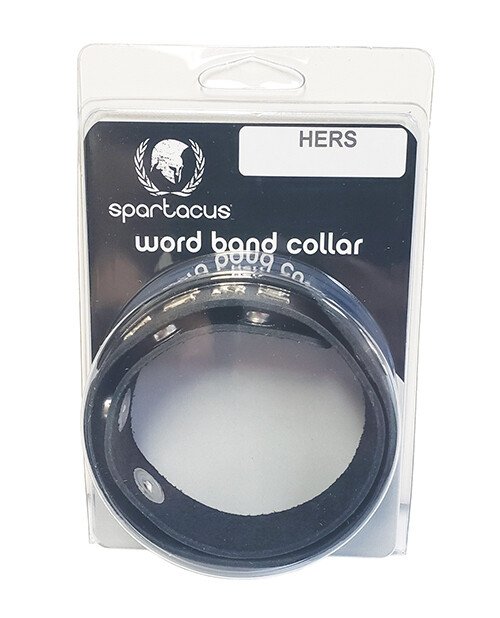 Spartacus HERS Leather Collar – Black
