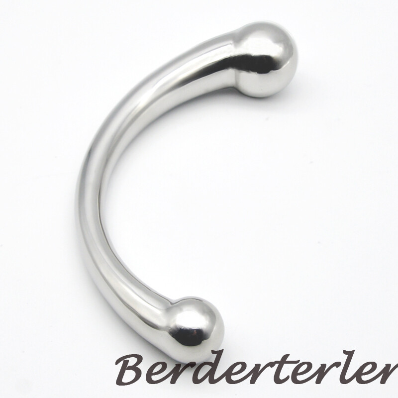 316L stainless steel Curve G Spot Anal Plug Chastity Device Sex Toy A258 gallery