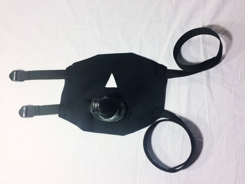 Neoprene or Darlex Panel Gag and Blindfold Combo (Penis Gag) gallery
