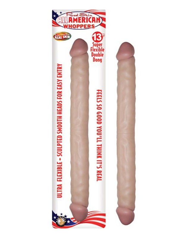 Realistic Double Sided Ended Headed Dildo Penetration Long Dong Women Sex Toys gallery