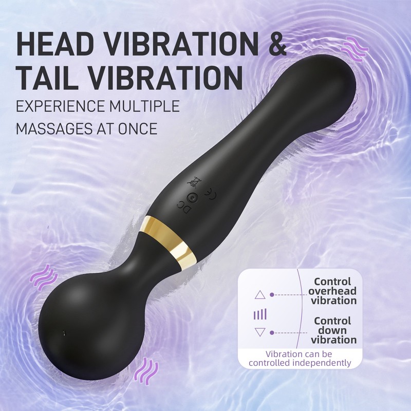 Handheld Cordless Massager Wand Magic Vibrating Massage Full Body Therapy Motor