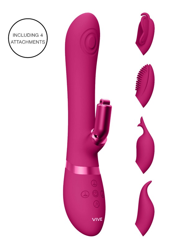 VIVE Etsu Dual Vibrator PULSE WAVE Clit G Spot Stimulation RABBIT VIBRATOR gallery