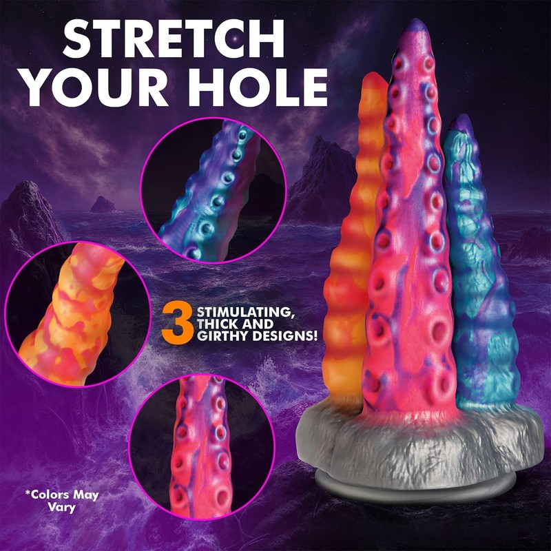 Huge Realistic Monster Tentacle Big Dildos Tapered Suction Cup Adult Sex Toys gallery