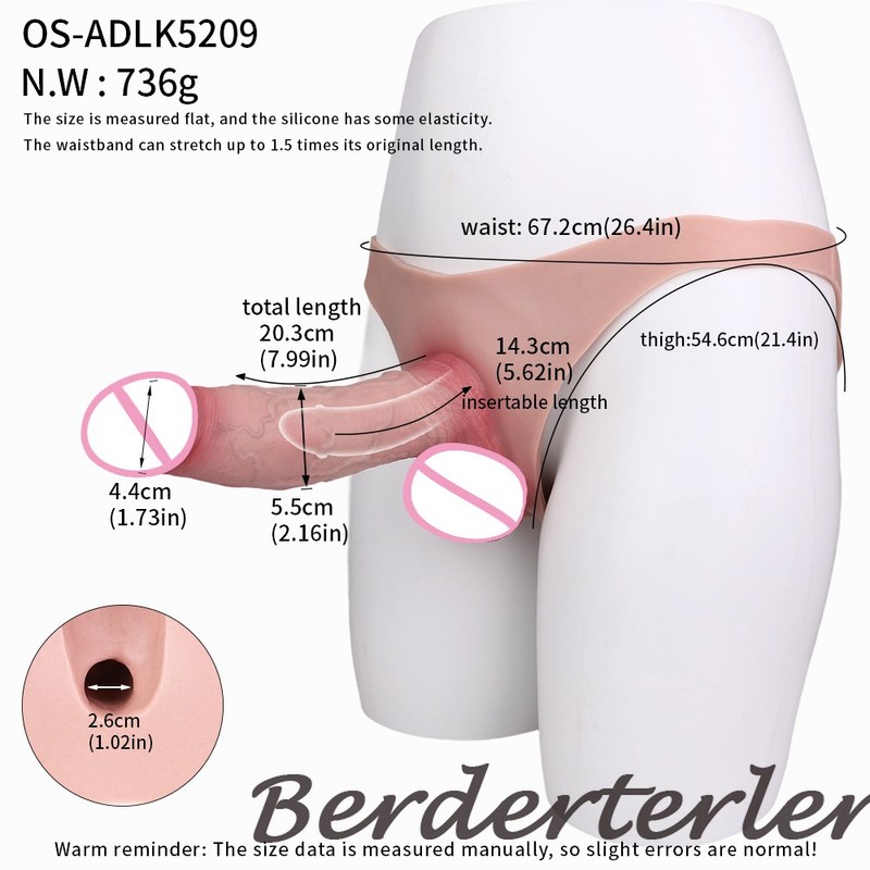 Strap on Penis Sleeve Panties Delayed Ejaculation Cock Cover Hollow Dildo Male gallery