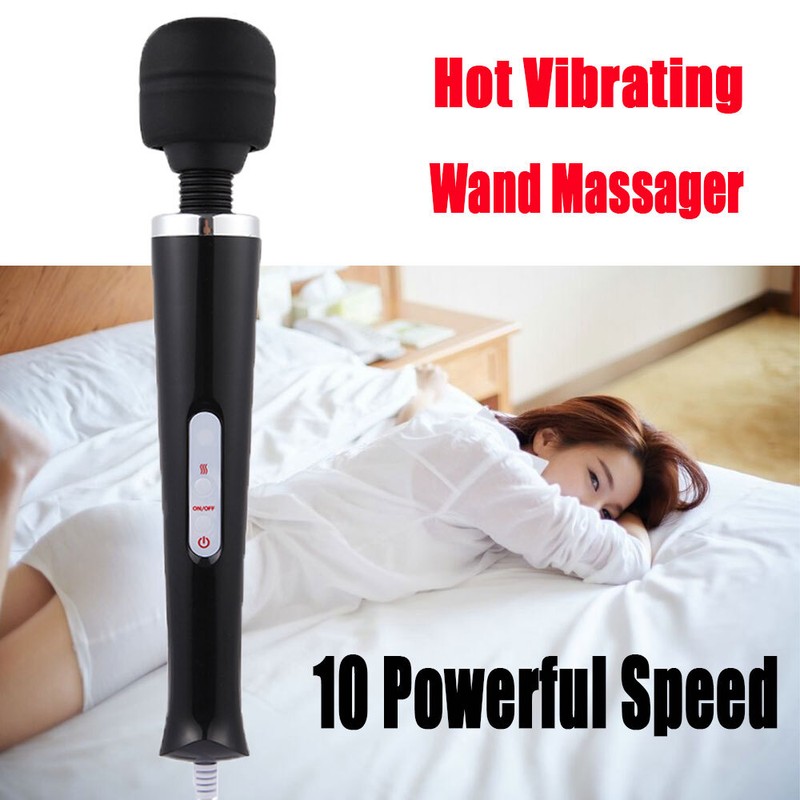 Personal Massage Multi Speed Neck Full Body Wand Massager Vibrator For Men Women gallery