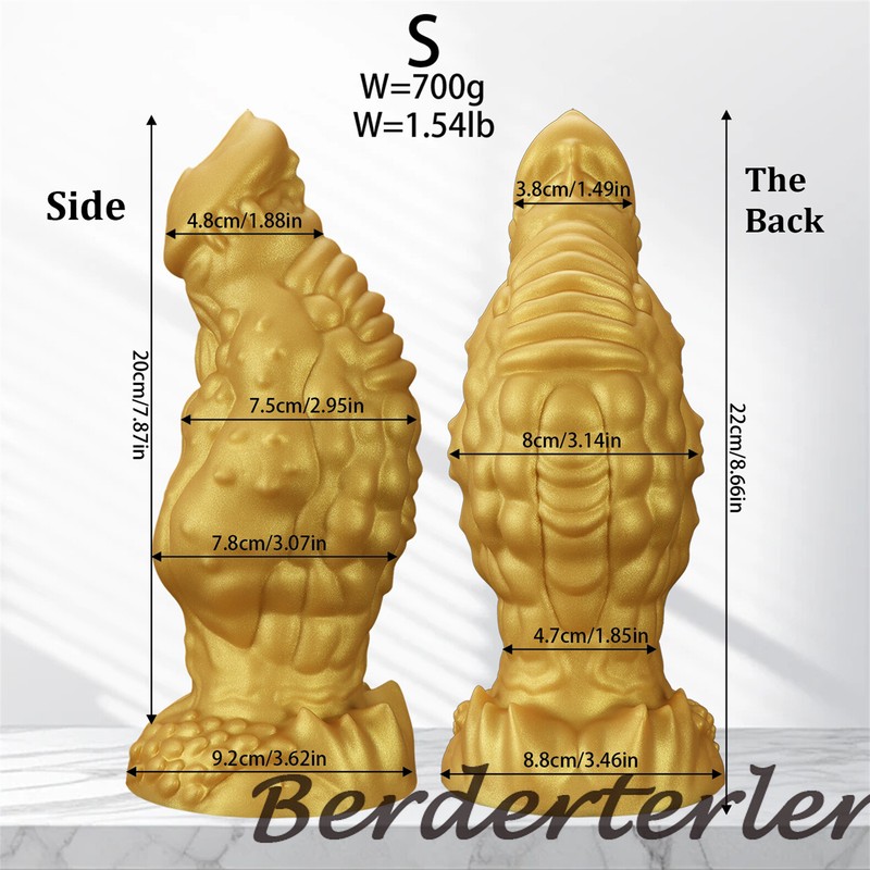Dragon Dildo 75-85mm Monster Dildo Huge Anal Plug Dick Bump Muscle Penis Sex Toy gallery