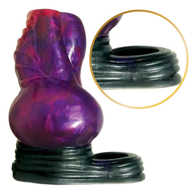 Soft Realistic Enhancer Fantasy Silicone Penis Sleeve Male Cock Sheath Big Girth