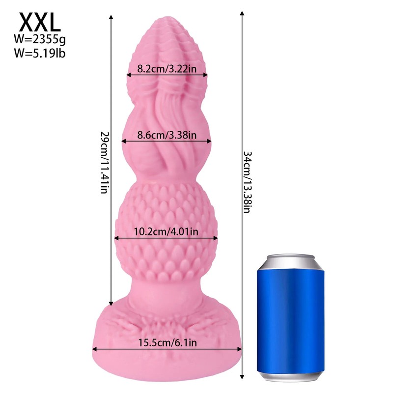 S-XXL Huge Anal Plug Pink Anal Dildos Silicone Big Butt Plug Sex Toys for Women