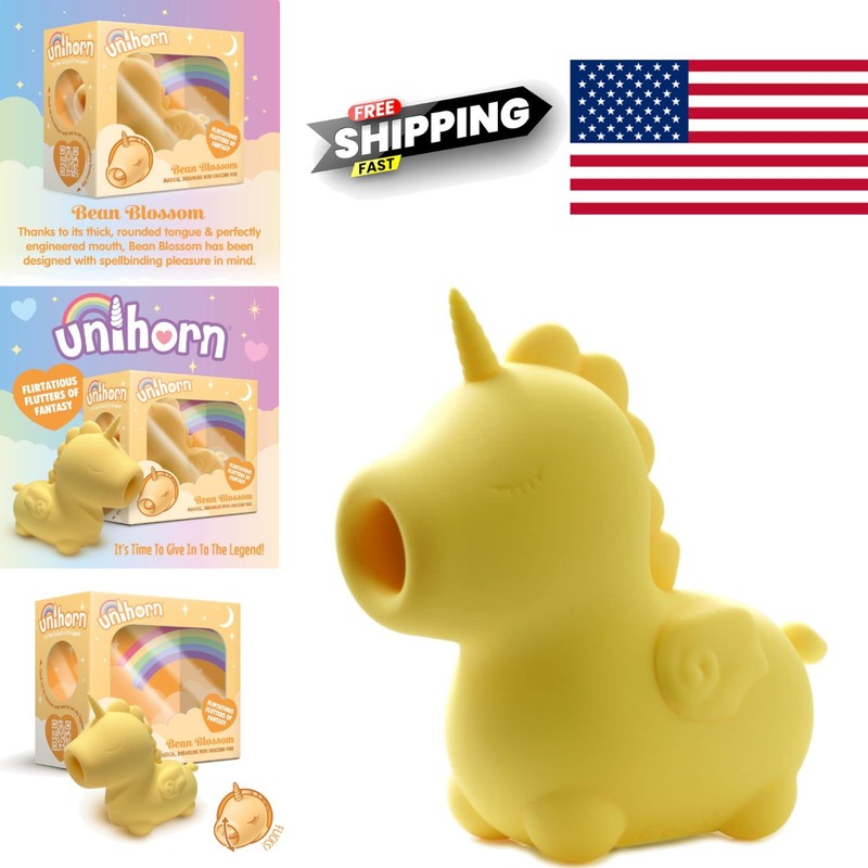 Bean Blossom Mini Vibrator Unicorn Design with 20 Powerful Pleasure Settings