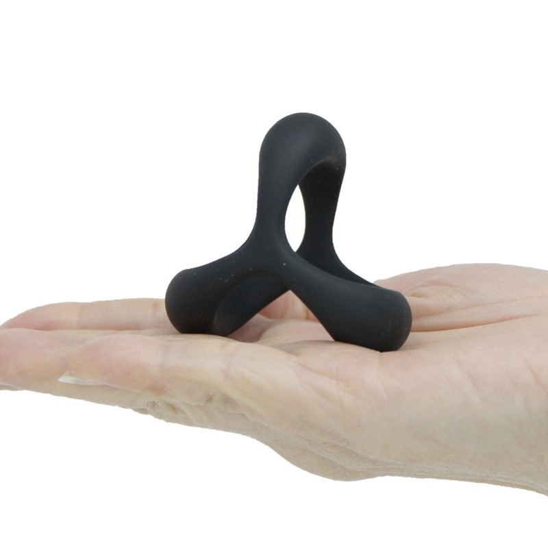 Stretchy Silicone Male Penis Cock Ball Ring Longer Harder Erection Enhancer