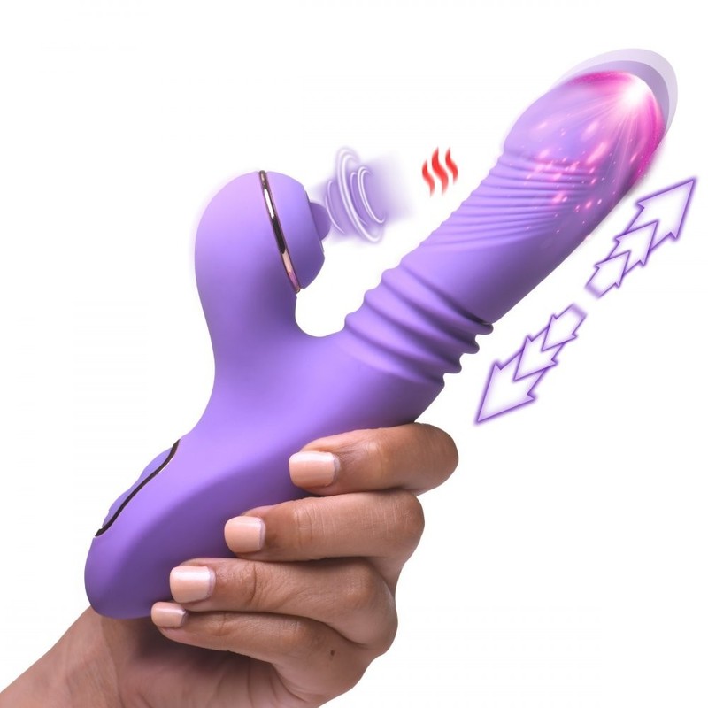 Shegasm Pro-Thrust Max 14X Thrusting and Pulsing Silicone Rabbit