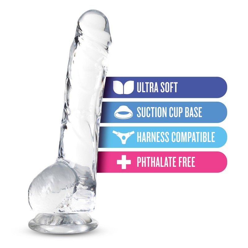 Naturally Yours – 8 Inch Crystalline Dildo – Diamond