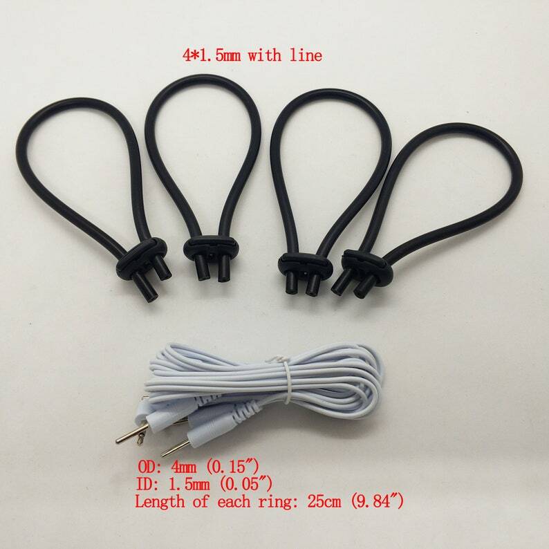 Shock E Stim Penis Ring Sex Toy Gear Accessories Bdsm Cock Ring Monopolar Toy gallery