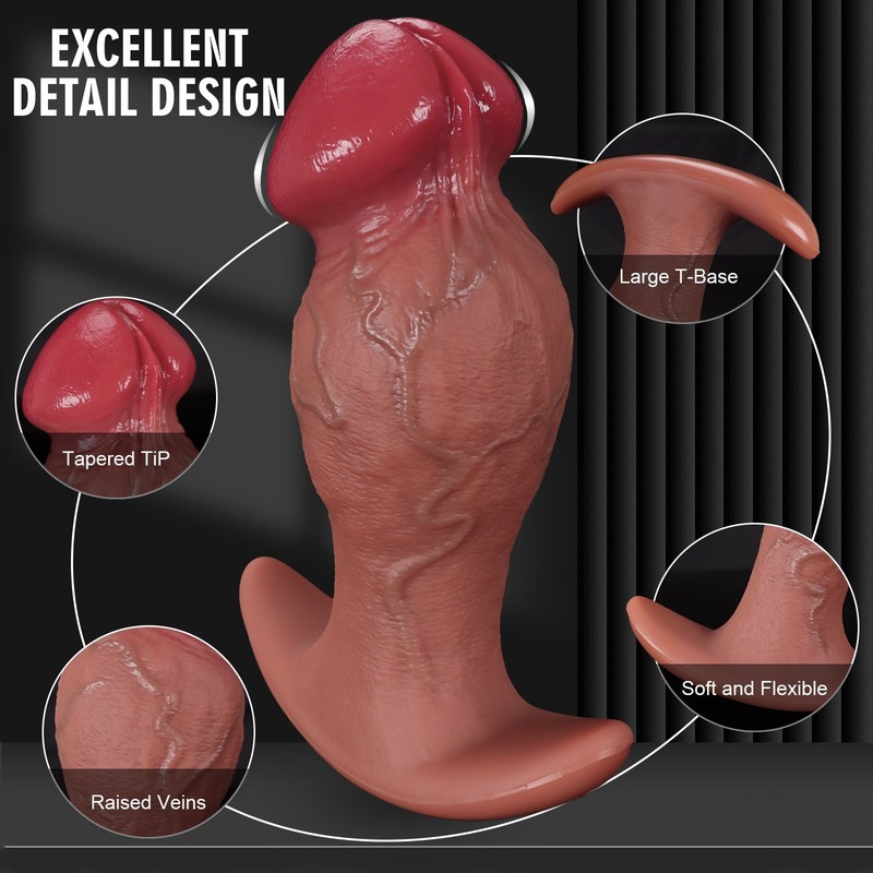 Fantasy Realistic Knot Dildo Silicone Huge Dildo Penis Large Anal Plug Sex Toys