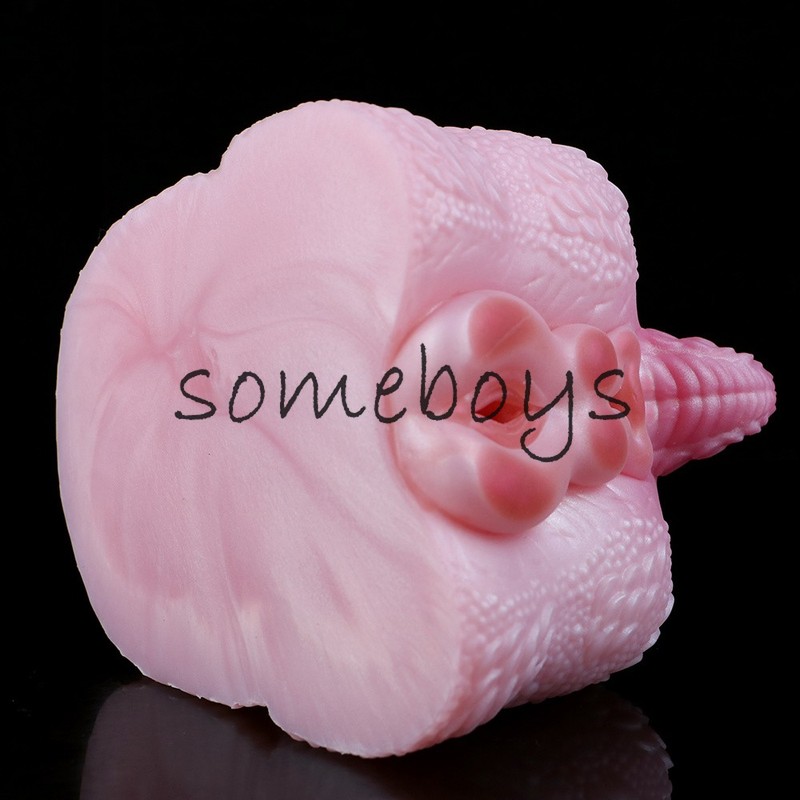 Silicone Dual Channel Male Masturbator Lifelike Dragon Ass Pussy Onahole For Men gallery
